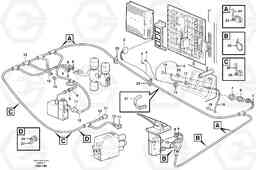 43062 Cable harness, under cab L120E S/N 16001 - 19668 SWE, 64001- USA, 70701-BRA, Volvo Construction Equipment