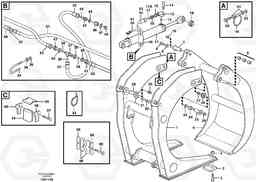 103310 Unloading grapple ATTACHMENTS WHEEL LOADERS GEN. G, Volvo Construction Equipment