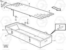 63193 Toolbox L180E S/N 5004 - 7398 S/N 62501 - 62543 USA, Volvo Construction Equipment