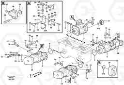 94239 Hydraulic pump with fitting parts A35D, Volvo Construction Equipment