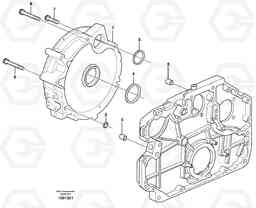 46828 Flywheel housing G700B MODELS S/N 35000 -, Volvo Construction Equipment