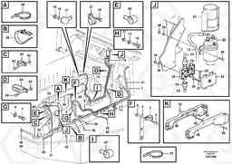 55876 Cable harnesses, front A40D, Volvo Construction Equipment