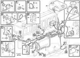 47627 Cable harness, engine ECU A40D, Volvo Construction Equipment