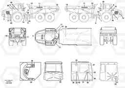 52855 Sign plates and decals A30D S/N -11999, - 60093 USA S/N-72999 BRAZIL, Volvo Construction Equipment