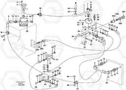 105707 Hydraulic system, return lines EC160 SER NO 1001-, Volvo Construction Equipment