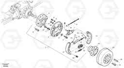 14980 Central brake L20B TYPE 170 SER NO - 0499, Volvo Construction Equipment