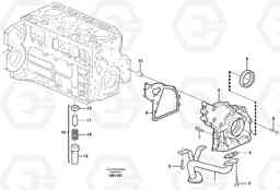 96712 Lubricating oil system G700B MODELS S/N 35000 -, Volvo Construction Equipment