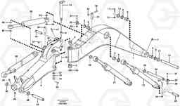 34404 Backhoe boom,offset EW160 SER NO 1001-1912, Volvo Construction Equipment