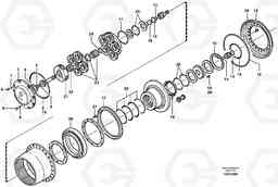 27144 Planetary gear, travel EC280 SER NO 1001-, Volvo Construction Equipment