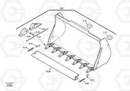 12789 Bucket with teeth L25B TYPE 175 SER NO - 0499, Volvo Construction Equipment