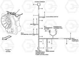 47337 Cable harness, transmission. BL71PLUS, Volvo Construction Equipment