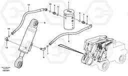 22961 Working hydraulics, grapple function L180E HIGH-LIFT S/N 5004 - 7398, Volvo Construction Equipment