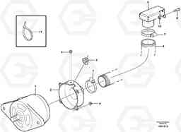 68371 Alternator with assembling details A40D, Volvo Construction Equipment