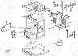 73643 Insulating matting L220E SER NO 2001 - 3999, Volvo Construction Equipment