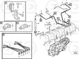 30061 Fuel pipes: injector L330C VOLVO BM VOLVO BM L330C SER NO - 60187, Volvo Construction Equipment