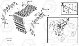 29089 Protection, high-lift attachment L180E HIGH-LIFT S/N 5004 - 7398, Volvo Construction Equipment
