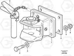 53296 Towing brace A25E, Volvo Construction Equipment