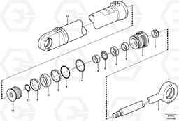 5130 Hydraulic cylinder ATTACHMENTS ATTACHMENTS WHEEL LOADERS GEN. D - E, Volvo Construction Equipment