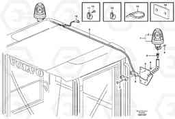 76443 Revolving warning light. L180E HIGH-LIFT S/N 5004 - 7398, Volvo Construction Equipment