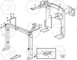 53501 Radiator casing, support L220E SER NO 2001 - 3999, Volvo Construction Equipment