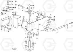 57697 Hinge. L180E S/N 5004 - 7398 S/N 62501 - 62543 USA, Volvo Construction Equipment