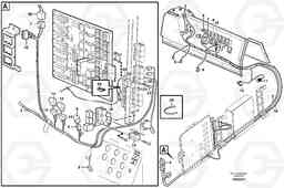 59864 Cable harness, automatic temperature control. L180E S/N 5004 - 7398 S/N 62501 - 62543 USA, Volvo Construction Equipment