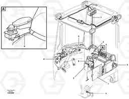 17727 Cable harnesses, cab L180E HIGH-LIFT S/N 5004 - 7398, Volvo Construction Equipment