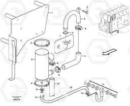 84621 Crankcase ventilation G700B MODELS S/N 35000 -, Volvo Construction Equipment