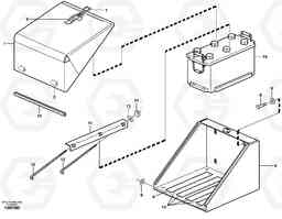 51584 Battery box, assembly L50D, Volvo Construction Equipment