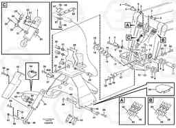 57760 Rotator with cylinders and hoses. L180C S/N 2533-SWE, 60465-USA, Volvo Construction Equipment