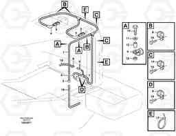 82605 Cable harness, radiator L70E, Volvo Construction Equipment