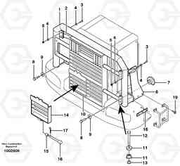 697 Radiator, kylare. L90D, Volvo Construction Equipment