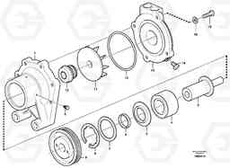 38753 Extra water pump L330E, Volvo Construction Equipment