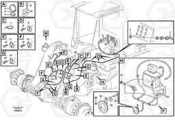 94859 Front cable harness with assembly parts L70E, Volvo Construction Equipment