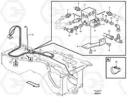 34336 Hoses to fan drive L120E S/N 16001 - 19668 SWE, 64001- USA, 70701-BRA, Volvo Construction Equipment