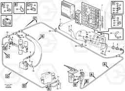 90902 Cable harness, under cab L60E, Volvo Construction Equipment