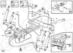 71635 Distribution block, B2 L180E HIGH-LIFT S/N 5004 - 7398, Volvo Construction Equipment
