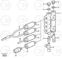 24773 Distribution block, B4 ATTACHMENTS ATTACHMENTS MISCELLANEOUS, Volvo Construction Equipment