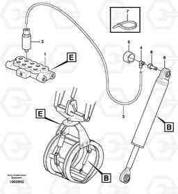 71640 Grab arm, inner L180E HIGH-LIFT S/N 5004 - 7398, Volvo Construction Equipment