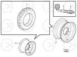 58296 Wheel BL71PLUS, Volvo Construction Equipment