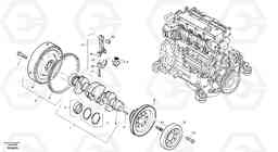 39978 Crankshaft L45B S/N 1941500 - S/N 1951500 -, Volvo Construction Equipment