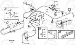 104090 Cable harness, secondary steering system. L330D, Volvo Construction Equipment