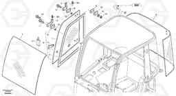 1646 Window pane L20B TYPE 170 SER NO 0500 -, Volvo Construction Equipment