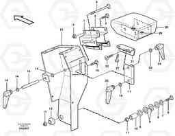 90347 Armrest L60E, Volvo Construction Equipment