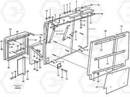 63182 Side hatches L150E S/N 6005 - 7549 S/N 63001 - 63085, Volvo Construction Equipment