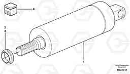 46140 Lock cylinder BL71, Volvo Construction Equipment