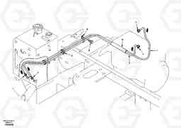 447 Fuel pipe - Fuel tank EC55 SER NO 5001-, Volvo Construction Equipment