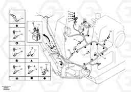 54822 Cable and wire harness, main EC55 SER NO 5001-, Volvo Construction Equipment