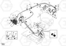 99587 Air conditioning unit line EC55 SER NO 5001-, Volvo Construction Equipment