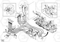 79040 Hydraulic system, control valve to boom and swing EC55 SER NO 5001-, Volvo Construction Equipment